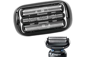 CUTECOOL Testina di Rasatura di Ricambio 53B Compatibile con for Braun Serie 5 e Serie 6 Rasoio Elettrico Uomo con Spazzola di Poweka