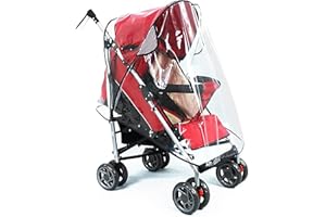 YUKYUM 1pcs Universal Rain Cover for Pushchair,Rain Cover for Pram,Travel Weather Shield for Windproof,Baby Travel Weather Shield Raincover Windproof & Waterproof Rain Cover for Pushchair Stroller