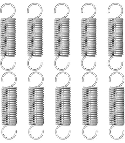 QUARKZMAN Zugfeder 70mm - Doppelhaken Metallfeder Für Industriemaschinen