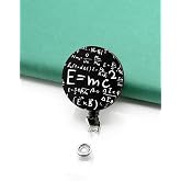Apptaki Albert Einstein Fizik Form&uuml;l&uuml; Emc2 Yoyo Yaka Kartığı Yoyo Kartlık - YOY0037