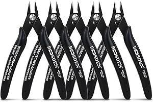 BOOSDEN Tronchesi per Cavi, 5 Pezzi, Pinza da Taglio Diagonale, 170 Pinze per Taglierine di Precisione, Mini Tagliafili, Pinza Diagonale, Per Fiori Artificiali, Artigianato, Cravatte a Zip