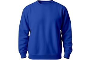 Love My Fashions Mens Sweatshirts Crew Neck And Long Sleeve Plain Sweater Fleece Jumper for Men Uk