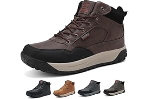 ARRIGO BELLO Scarpe Invernali Uomo Stivali Neve Foderati di Caldo Scarpe Trekking Alpinismo Antiscivolo 41-46