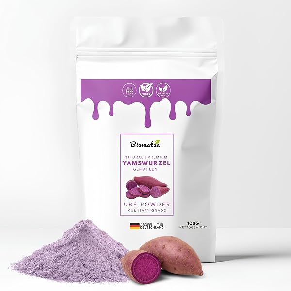 Poudre D'Ube Bio 100g - Igname Violette Naturelle - Sans Gluten - 8