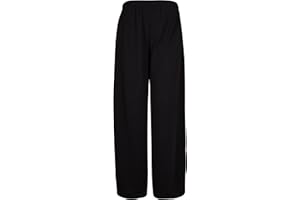 PURPLE HANGER Womens Stretch Ladies Elasticated Baggy Wide Leg Palazzo Plain Loose Fitted Trousers Pants Plus Size