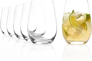 Stölzle Lausitz Vasos Mix-Drink Event Juego de 6, 335 ml – Vasos de Cristal para Agua, Zumo & Cócteles – Vasos Elegantes & Duraderos – Resistentes a Lavavajillas & Golpes – Fabricados en Alemania