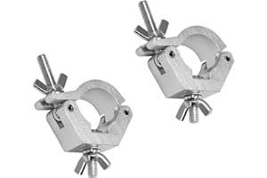 MEZOKUCEL Morsetti per Luci Scena 29-35mm Morsetto per Traliccio Luci, Truss Clamp Ganci Tralicci Luci Uso per Strutture per Palco, Gancio Morsetto da Palcoscenico per Altoparlanti o Accessori di illuminazione