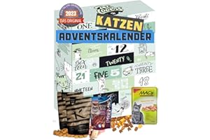 [ Boxiland ] Calendrier de l'Avent Chat 2023 avec 24 délicieuses collations dans le calendrier chat I idée cadeau pour chats