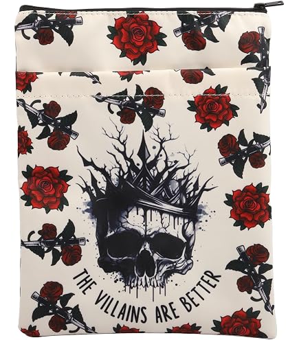 Housse De Livre ACOTAR House Of Wind - Taille Unique 22,86x29,21 Cm - Fermeture éclair Et Poche Extérieure - Cadeau Fan De Livres