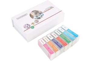 ZYZYZK Kit de Lames de Microscope Préparées avec Spécimens Lames de Verre Transparentes Collection de Spécimens Assortis pour l'enseignement des Sciences Biologiques de Base 35PCS