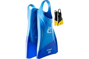 CRESSI Pura Fins - Aletas Pocket de Silicona Unisex para Natación y Buceo