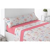 Energy Colors Textil - Hogar - Atlanta - Printed Sheet Set for Children Bed 90 cm Summer Microfibre (Party)