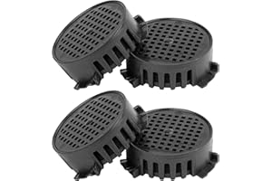 PARTSEE 4 filtros de carbón activo para frigorífico Liebherr 9096342 9881116, filtro Fresh Air para Miele 10806820, diámetro de 45 mm, filtro de carbono redondo