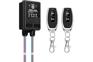 WOODGUILIN Fernbedienung Schalter | 30A Relais Funkschalter AC110V/220V/240V | 100m Lange Reichweite