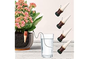 CIMOWN Sistema de riego automático de 4 piezas - Sistema de riego de plantas - Dispensador de agua para plantas de interior - Adecuado para plantas de interior/Plantas de exterior/Plantas en maceta