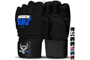‎BEAST RAGE BEAST RAGE MMA Boxhandschuhe Karate Mitts Handschuhe für Männer und Frauen, Punch Bag Taekwondo Half Finger Kickboxing Sparring Martial Arts Boxing Training Gloves