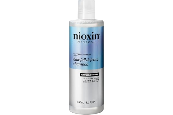 NIOXIN Professional Anti-Hair Loss - Antichute Cheveux au Sandalore™ - Shampoing/Sérum Antichute Fortifiant - Enrichis en Caféine et Niacinamide