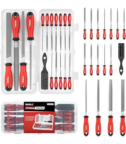 SELVA Set 12 Lime Da Officina 150 Mm – Per Legno E Plastica – Forme Varie