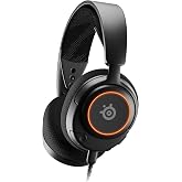 SteelSeries Arctis Nova 3 Multi-Platform Gaming Headphones, Hi-Fi Drivers, 360 degree Spatial Audio, RGB Lights, Gen2 Clearcas