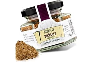 ‎ZWÖNITZER HANDWERKLICH GEBRAUT Brauerei Zwönitz Biersalz „Brauerstulle“/ Gewürzmischung/Bier Salz als Geschenk für Feinschmecker/Geschenk für Männer/Geschenkidee für Bier Liebhaber/Grillgewürz