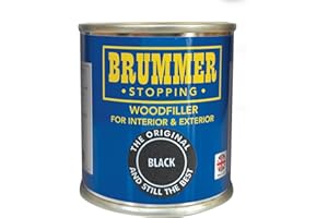 BRIWAX Brummer Wood Filler Black 250g – 2 Sizes & Assorted Shades | Ideal for DIY Wood Repairs & Restorations