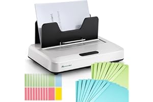 Mxmoonant Encuadernadora térmica máx. 500 hojas, sin precalentamiento, con ranura de refrigeración y vibración por microondas, 3 ajustes de tiempo para 315 mm de longitud de encuadernación, A5/A4