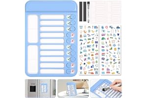 Audab Blanko-Aufgabendiagramm, trocken abwischbare Checklistentafel für effizientes Aufgabenmanagement und Planung