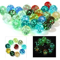 Biglie Di Vetro Classiche Per Bambini | 50 Biglie Da 16mm + 1 Grossa Da 25mm | Gioco Tradizionale In Rete | Colore Casuale - 5