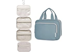 Narwey Bolsa de Aseo Bolsa de Maquillaje de Viaje Organizador de Cosmético Neceser Maquillaje para Mujeres y Niñas