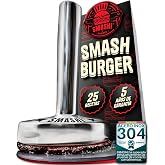 SMASHI&reg; Smasher Hammer 700g - 304 Stainless Steel Burger Crusher | Professional Burger Press for Smash Burger | High Precisio