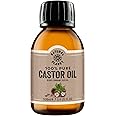 Natural Planet Castor OIl 100ml Cold Pressed Premium Quality 100% Pure Hexane-Free, Non GMO, Versatile Usage Eyelashes, Eyebrows and Hair growth