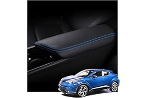 LFOTPP Car Armrest Box Cover for CH-R CHR, Center Console Arm Rest Protection Case PU Leather Interior Accessories (Right-Hand Drive)