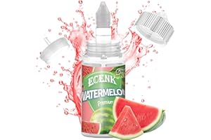 ECENK VAPE Ecenk Lebensmittelaroma - 30ml - Intensives Aroma - Food Flavour Drops - Hochdosiertes Lebensmittel Aroma, für Backen, Lebensmitteln, Vernebler, Nebelmaschinen, 100ml-DIY-Flasche (Wassermelone)