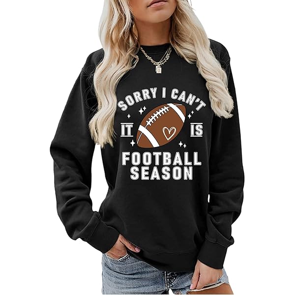 Football Mom LHBNK Women's Football Game Day Sweatshirt - Funny