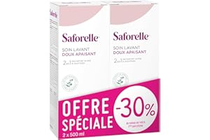 Saforelle Soin Lavant Doux Apaisant - 500 ml (Lot de 2)
