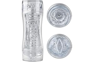 SXOVO Masturbación para Hombres, Masturbador Manual Copa Juguete Sexual para Hombres con Vagina Realista 3D Sexo Oral Coño de Bolsillo Masturbador Realista Juguete Sexual para Parejas