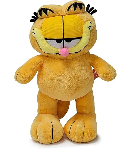 Rare Jouet Peluche Chat Garfield Années 80 Mécanisme Visuel Et Sonore