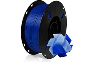 Voxelab PLA 3D Printer Filament, Dimensional Accuracy +/- 0.02 mm, 1kg Spool (2.2lbs),1.75mm PLA, Fit Most FDM Printer, Blue