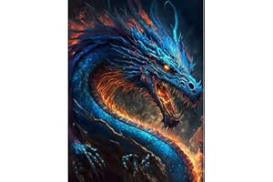 CEOVR Diamond Painting Kits Adult,Diamond Art Painting Kits for Beginner,Mosaic Diamond Painting Art by Numbers,Sparky Diamond Painting Full Set for Home Decorate,Gift for Friends (Drak Blue)