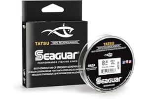 Seaguar Tatsu, stark und geschmeidig, Premium, 100% Fluorkohlenstoff-Performance-Angelschnur, praktisch unsichtbar.