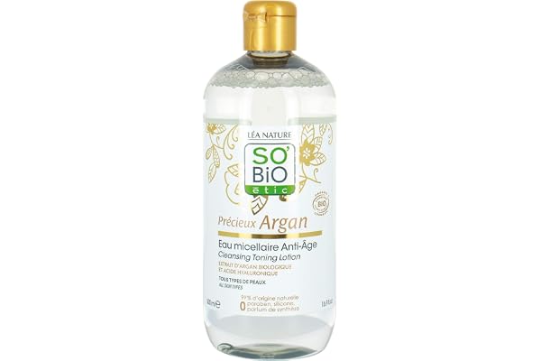 SO'BiO etic Precieux Argan Eau Micellaire Anti-Age - 500ml