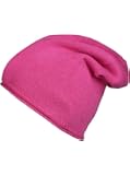 Cashmere Dreams Women Girls Ladys UNI- Sparkle- Beanie-Hat-Cap with Star - Knitwear-Perfect accessoire-11,4 x 9 inch - Pink