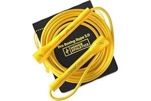 ‎HONOR ATHLETICS Honor Athletics | Pro Boxing Seil 3.0 | 5,3mm Springseil für Innen/Außen Anpassbar für Boxen | Ultra-Durabler, Nicht-Krümmender TPU-PVC-Mix | Springseil für Männer, Frauen & Boxer