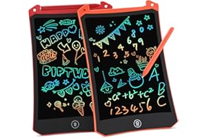 [2 Sztuki] Kolorowy Tablet LCD RaceGT 8,5'' do Pisania - Magiczna Tabliczka dla Dzieci, Tablet Graficzny, Zabawka dla Dziewczynek w Wieku 2-6 Lat