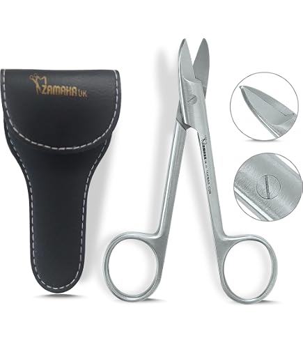 ASM Nagelhautschere Set – 9,9 Cm, Gebogener Edelstahl, Maniküre & Pediküre Werkzeuge