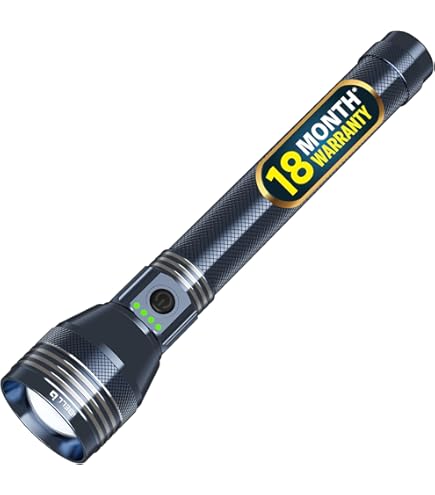 IMPEX Lumin X-21 Rechargeable LED 3SC Flashlight with 1300 meters