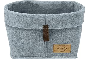 Wenko X Cestino Feli S in Feltro con Applicazione e Passante, 2,8 l, Poliestere, Grigio, S