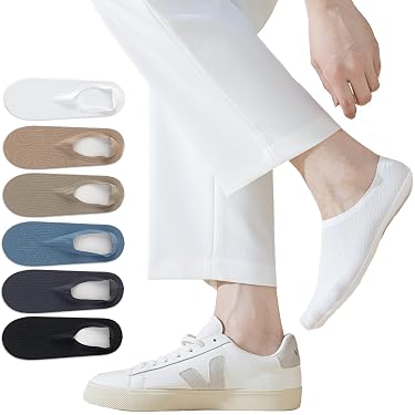 5 Paires Chaussettes Bambou Brisira - Socquettes Invisibles Homme/Femme