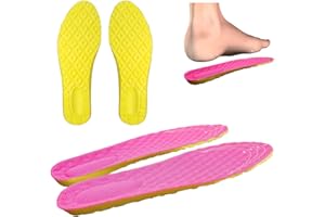 WORLD TRADE Solette Scarpe Per Uso Quotidiano in Memory Foam, Ergonomiche, Ammortizzanti, Schiuma, Ortopediche, Antishock, Per Uomo e Per Donna (Donna (36-40), Fucsia)
