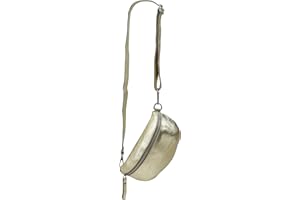 SH Leder ® Riñonera de Piel auténtica para Mujer y Hombre, Unisex, para Festival, Viajes, Bolso Cruzado pequeño, Bolso Cruzado para Mujer, 23 x 12 cm, AVA G292